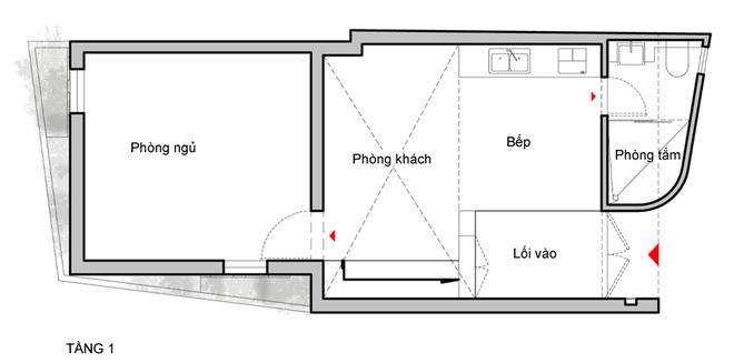 Cải tạo nhà cấp 4 chật hẹp trong ngõ tại Bắc Từ Liêm