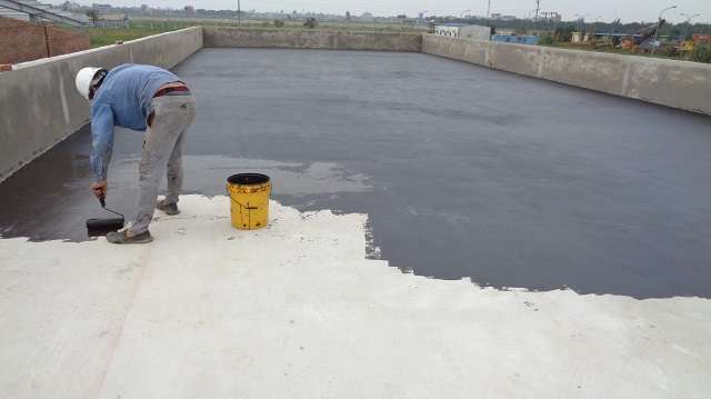 Chống thấm sàn mái, sân thượng bằng sika