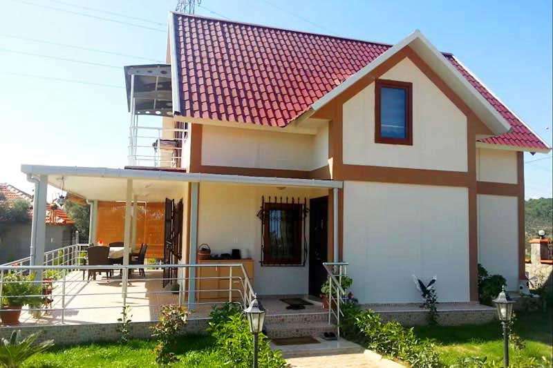 Mẫu nhà cấp 4 mái tôn đẹp tại nông thôn