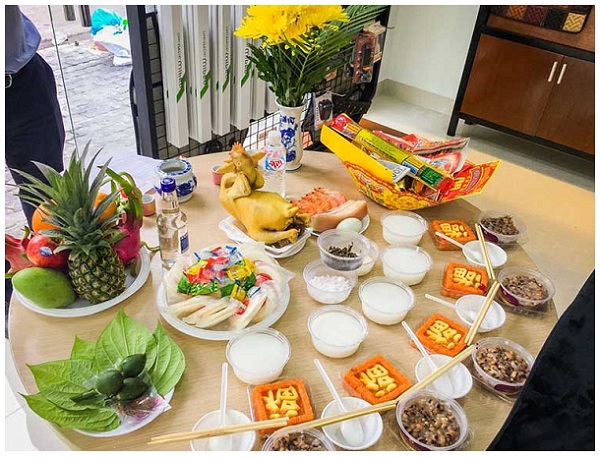 tim-hieu-van-khan-sua-nha-chuan-phong-thuy Mâm lễ vật cúng sửa nhà đơn giản