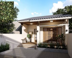 Mẫu thiết kế nhà cấp 4 giá rẻ tại nông thôn