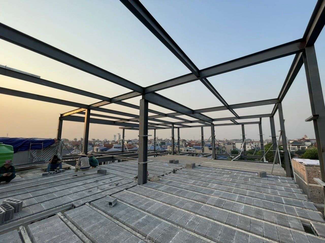 Dự án xây dựng nhà khung thép 2 tầng tại Tuyên Quang (1)