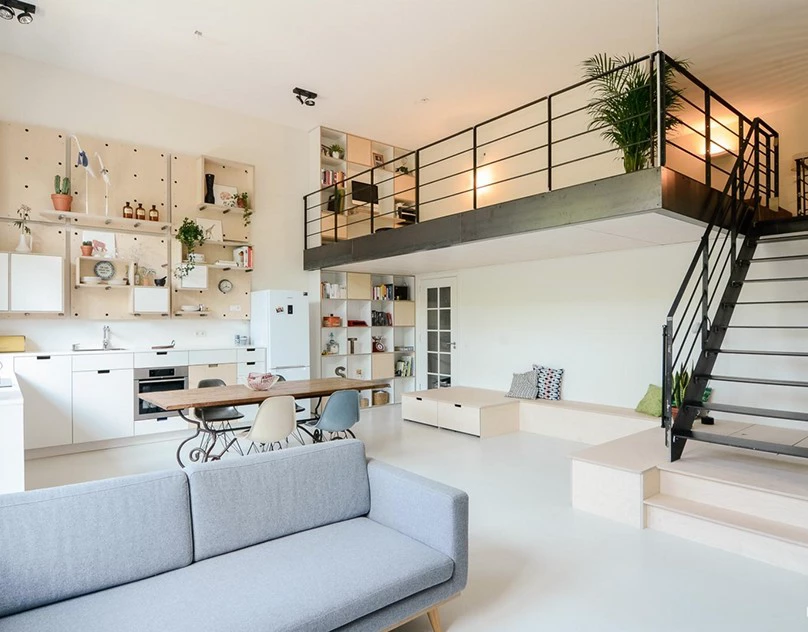 Mẫu nội thất nhà gác lửng 200 triệu