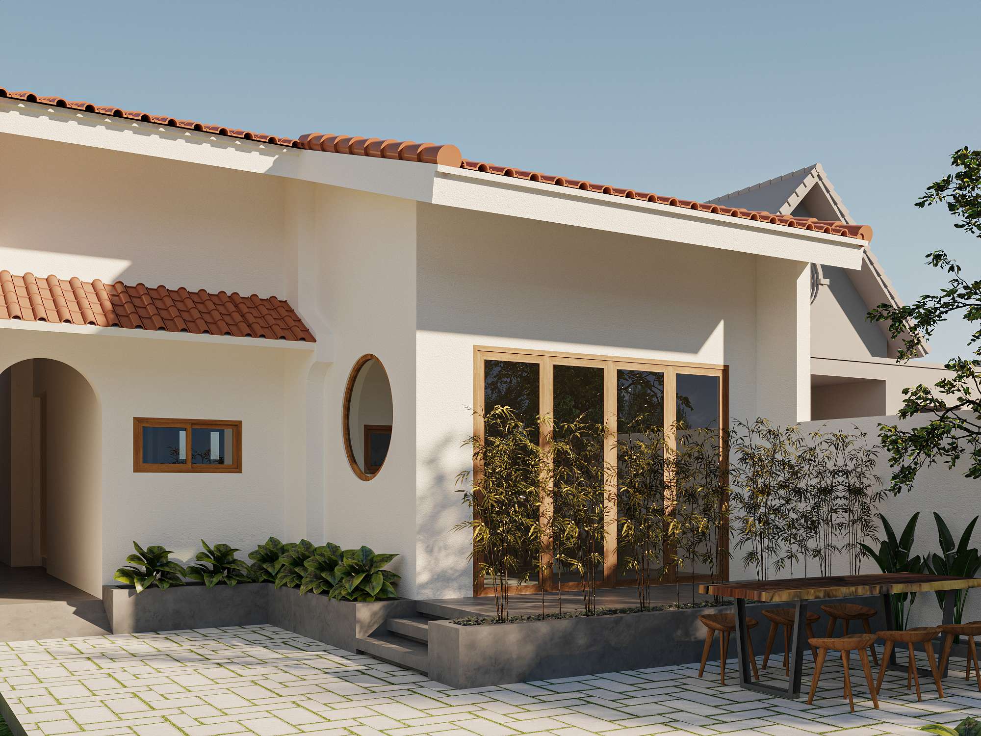 Mẫu nhà cấp 4 mái tôn đẹp, hiện đại (4)