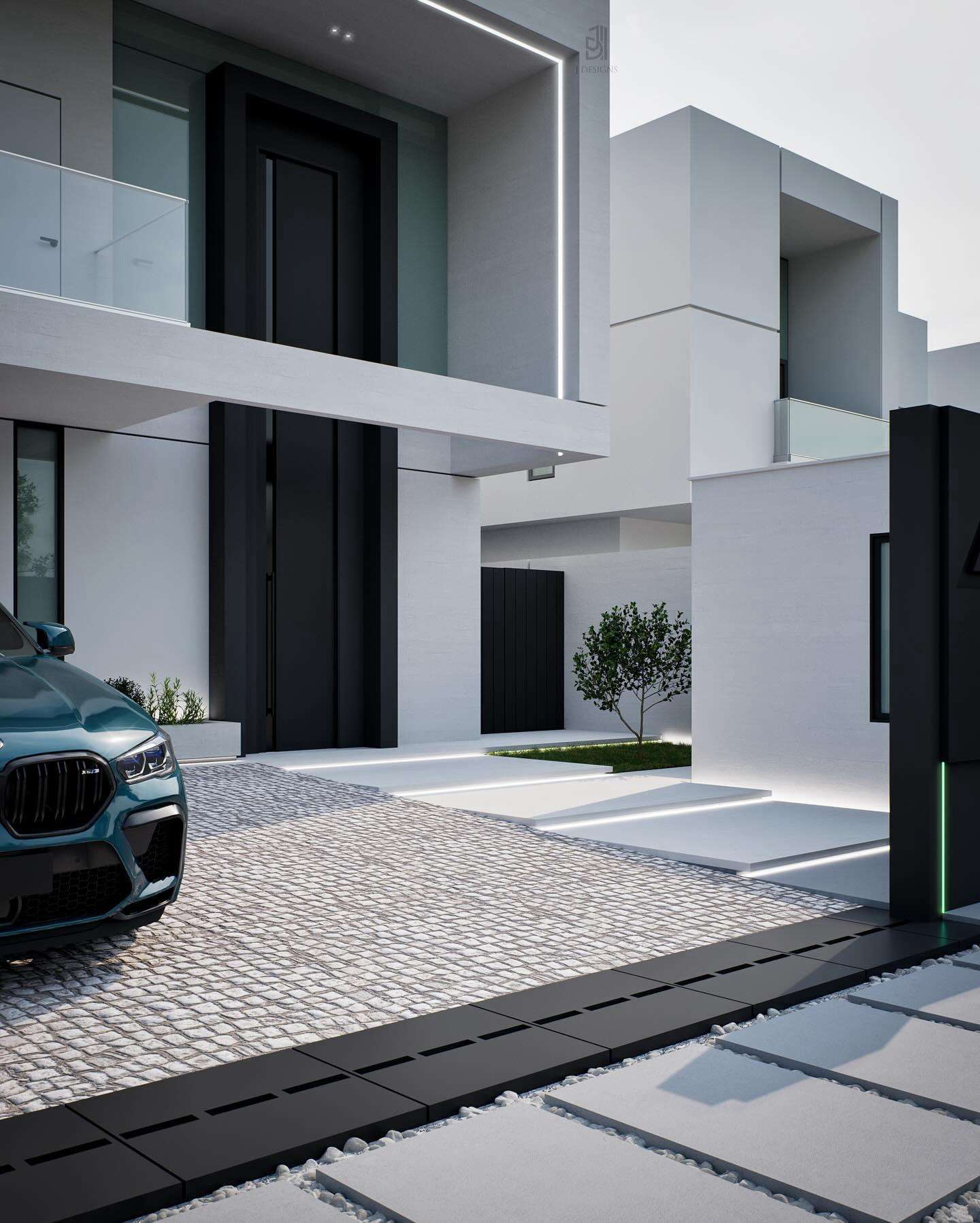 Mẫu thiết kế biệt thự 120m2 hiện đại, đơn giản (1)