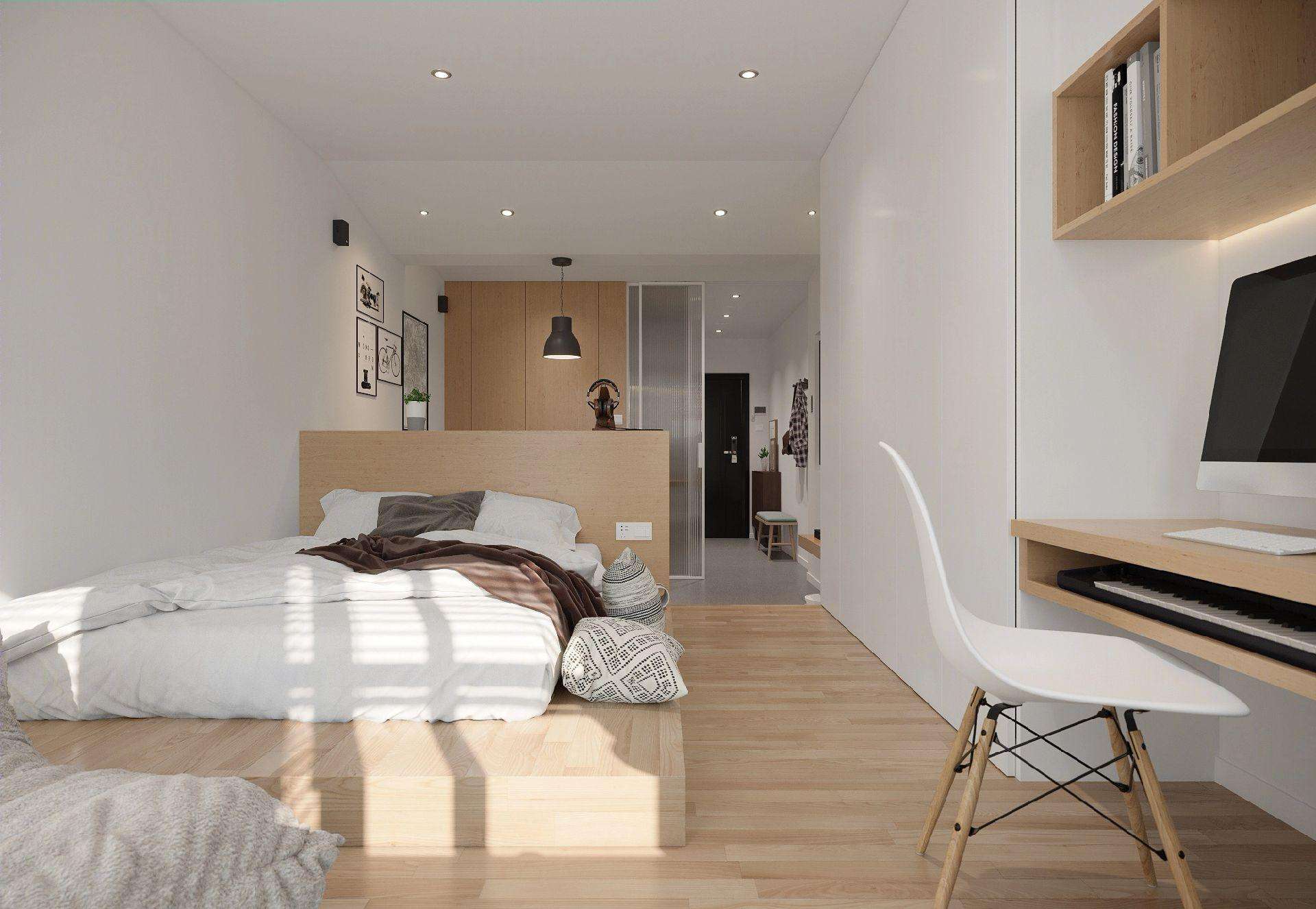 Thiết kế căn hộ mini 36m2 đơn giản nhưng ấn tượng