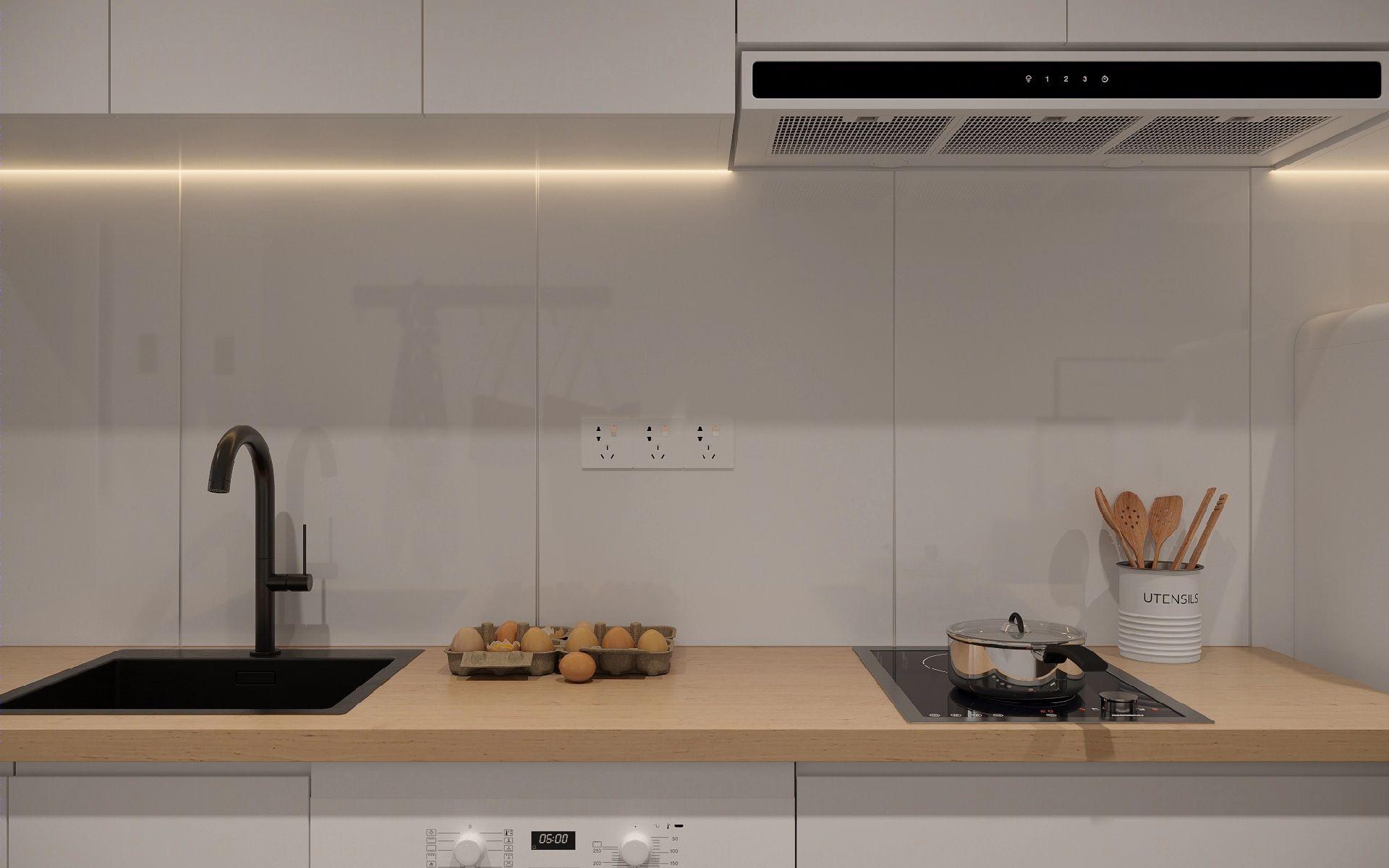 Mẫu thiết kế nội thất căn hộ mini 36m2 (9)