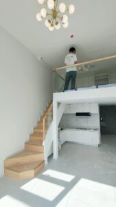 Mẫu thiết kế nội thất nhà cấp 4 50m2 có gác lửng (5)