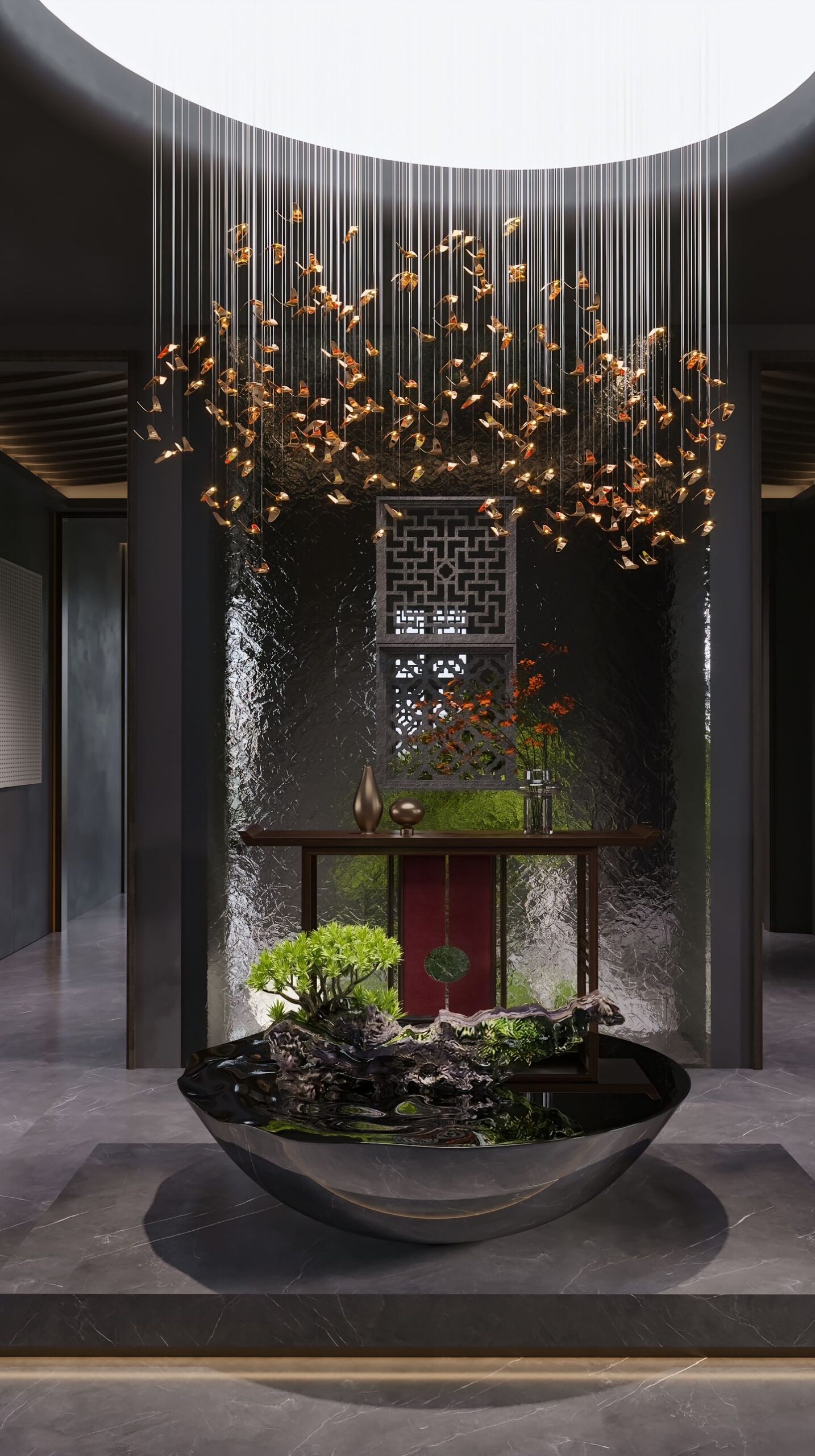 Mẫu thiết kế nội thất nhà hàng sang trọng (2)