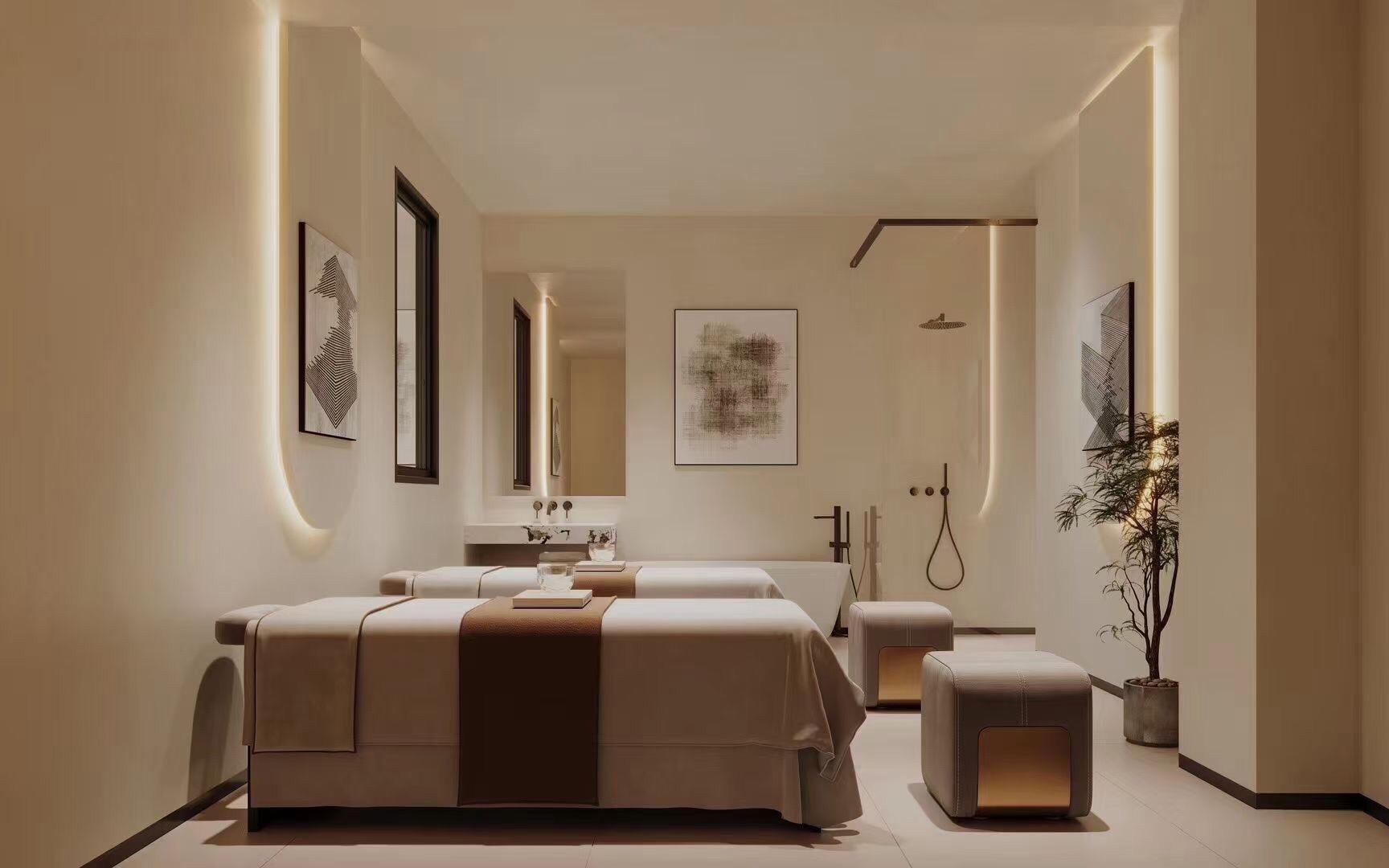 Thiết kế nội thất phòng spa riêng