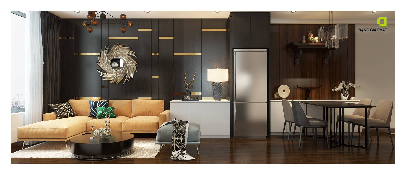 Thiết kế nội thất căn hộ Eco Green City anh Hạnh (2)