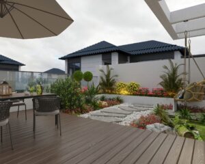 Thiết kế sân thượng sang trọng cho biệt thự (1)
