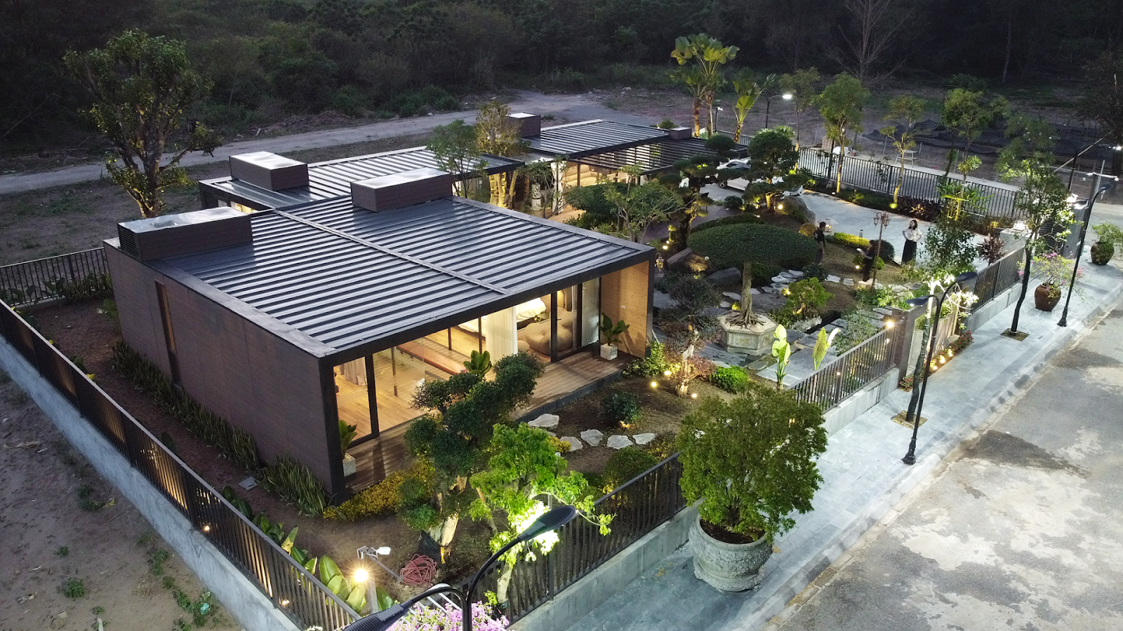 Mẫu nhà lắp ghép khung thép tiền chế đẹp