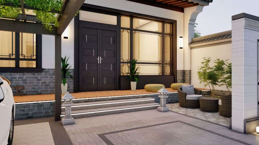 Thiết kế nhà cấp 4 theo phong cách truyền thống