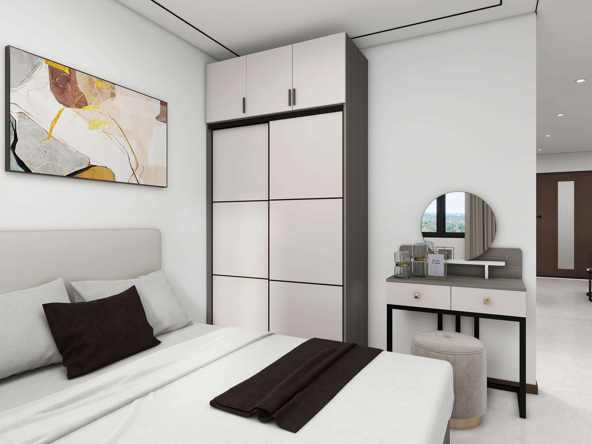 Mẫu thiết kế nội thất căn hộ mini đẹp, đơn giản 1