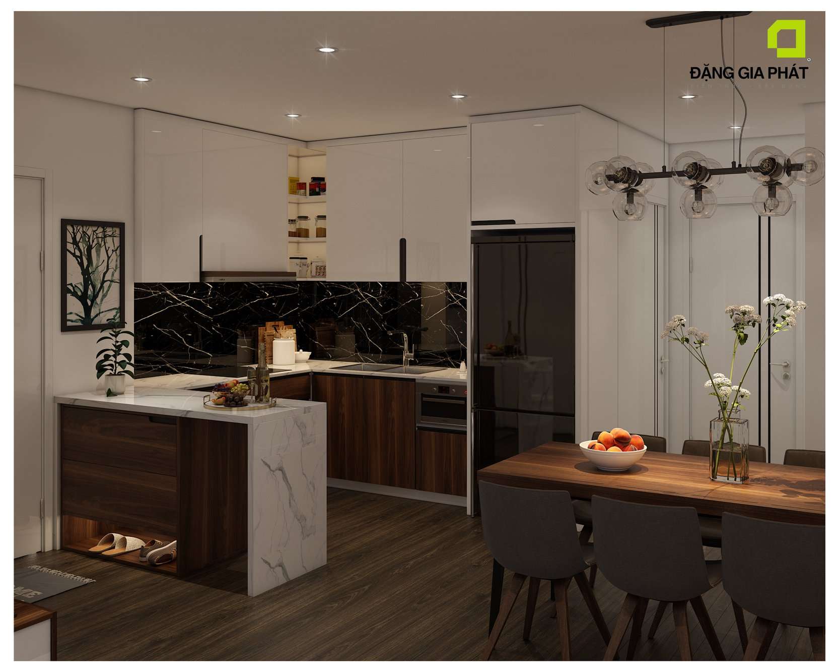 Dự án thiết kế nội thất chung cư 83,7m2 chị Hương, Hà Nội 4