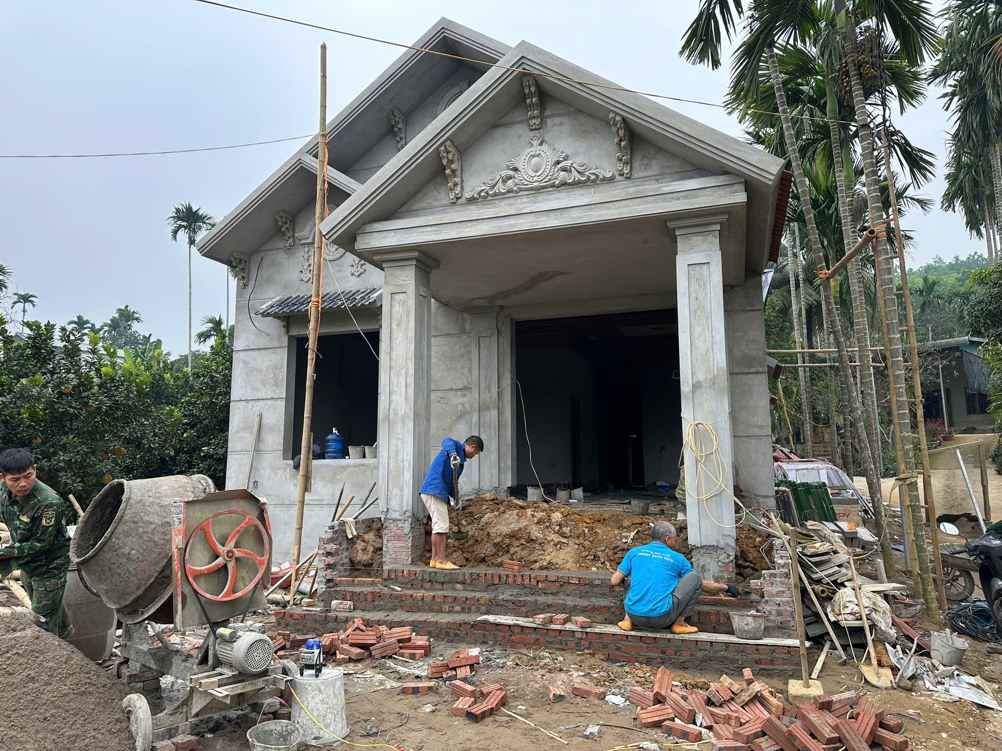 Quy trình thi công xây nhà cấp 4 2 phòng ngủ Quy trình thi công xây nhà cấp 4 2 phòng ngủ