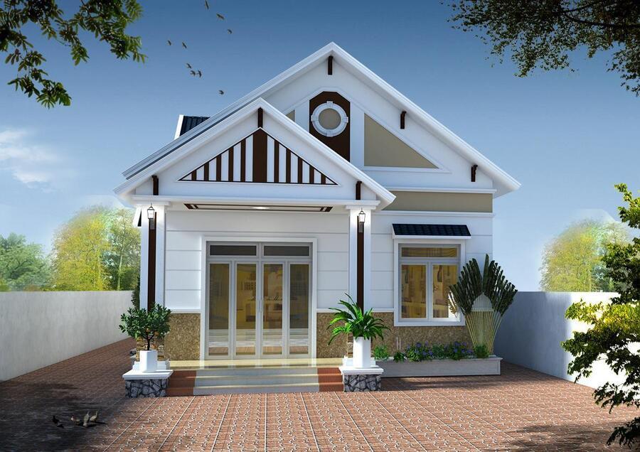 Xây nhà cấp 4 2 phòng ngủ 100 triệu
