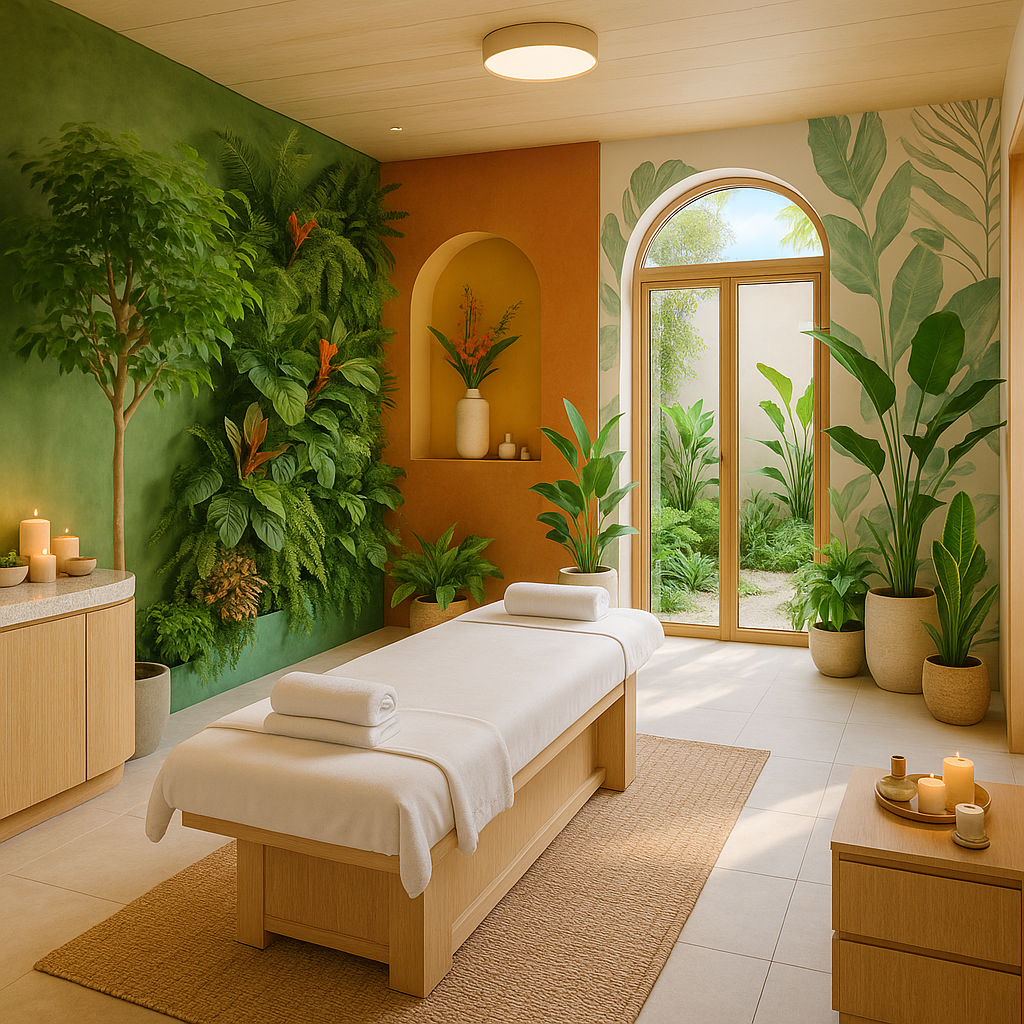 phong cách thiết kế spa