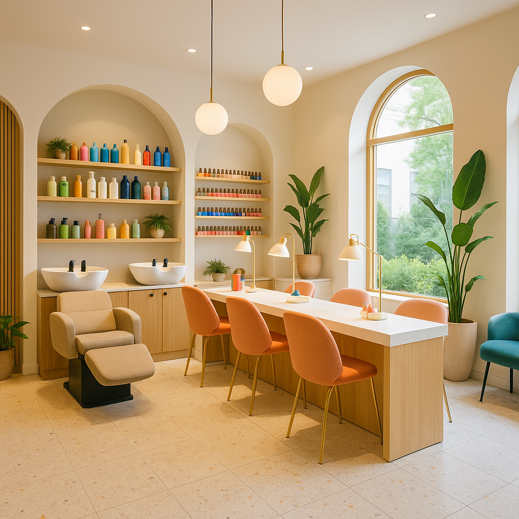 spa mini cho salon tóc và nail