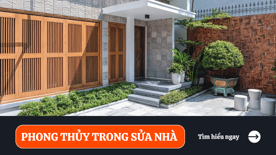 Phong thủy sửa nhà