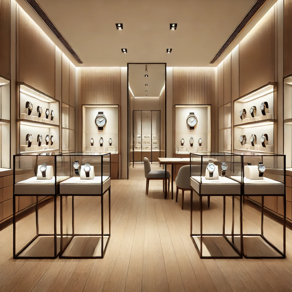 Thiết kế shop đồng hồ nhỏ Thiết kế shop đồng hồ nhỏ