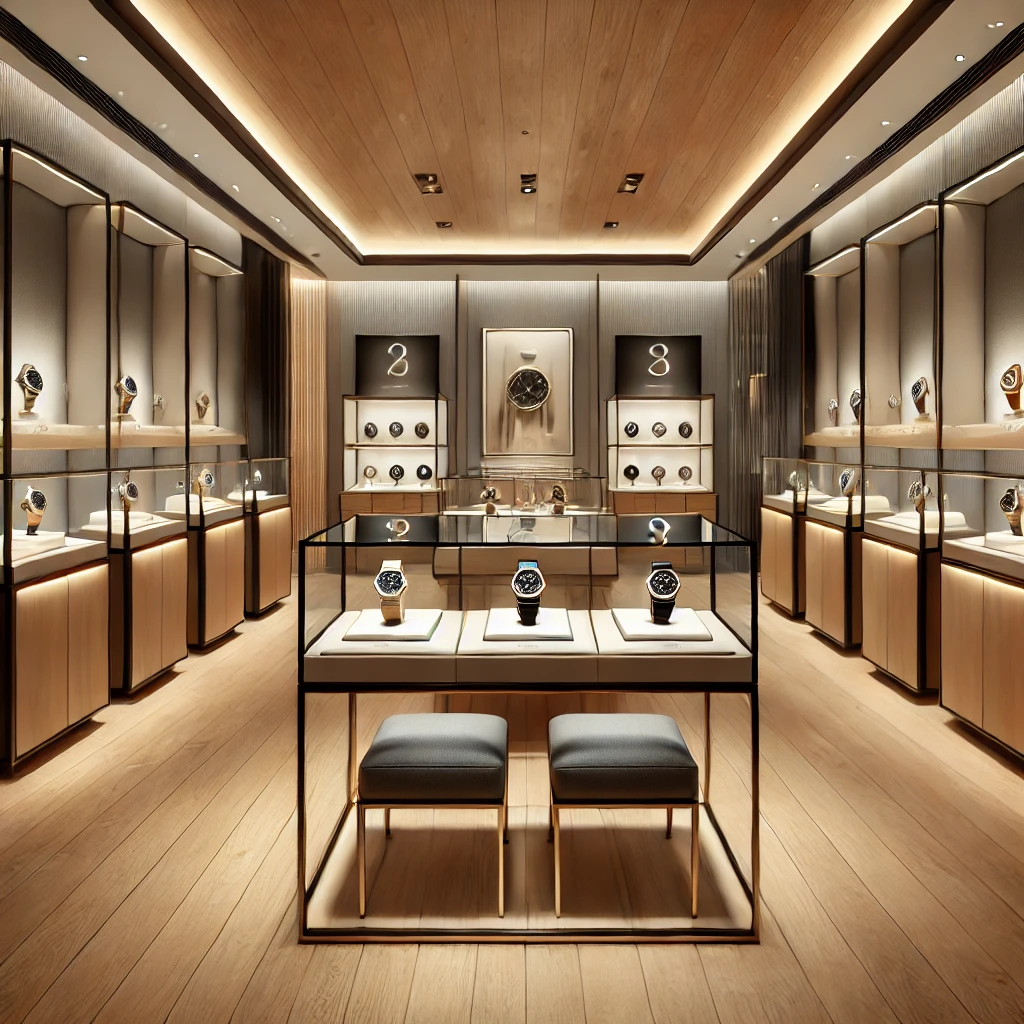 Trang trí shop đồng hồ Trang trí shop đồng hồ