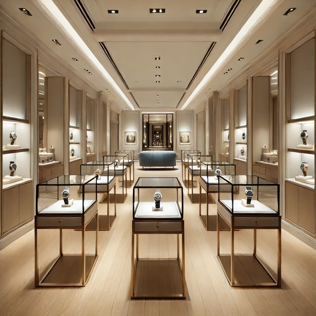 Nội thất shop đồng hồ Nội thất shop đồng hồ