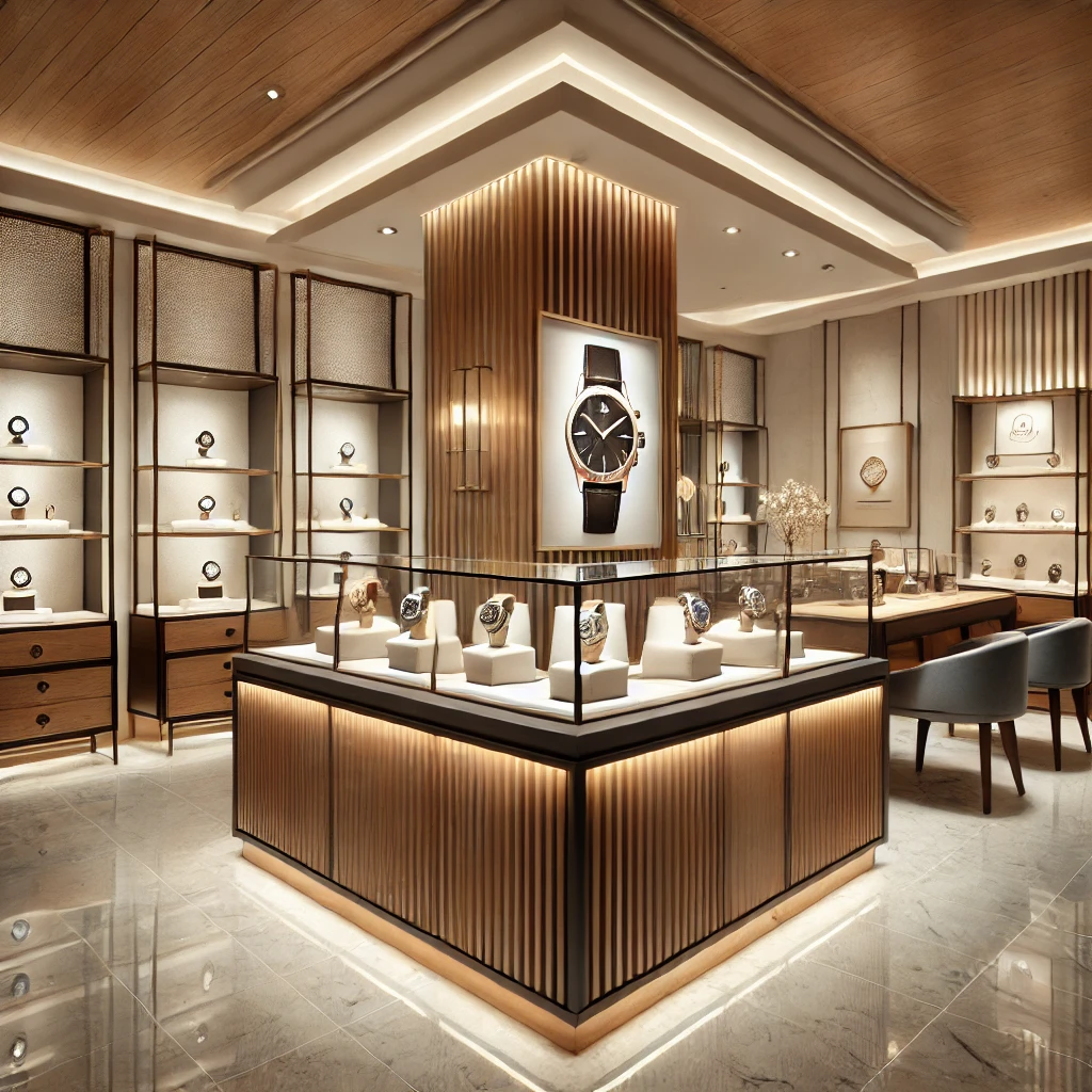 Thiết kế shop đồng hồ đẹp