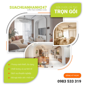 dịch vụ sửa nhà quận 3