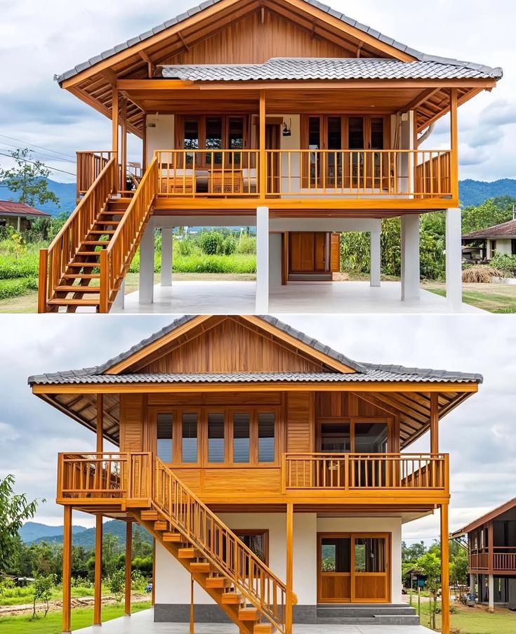 Nhà chòi kích thước vừa phải cho gia đình Nhà chòi kích thước vừa phải cho gia đình