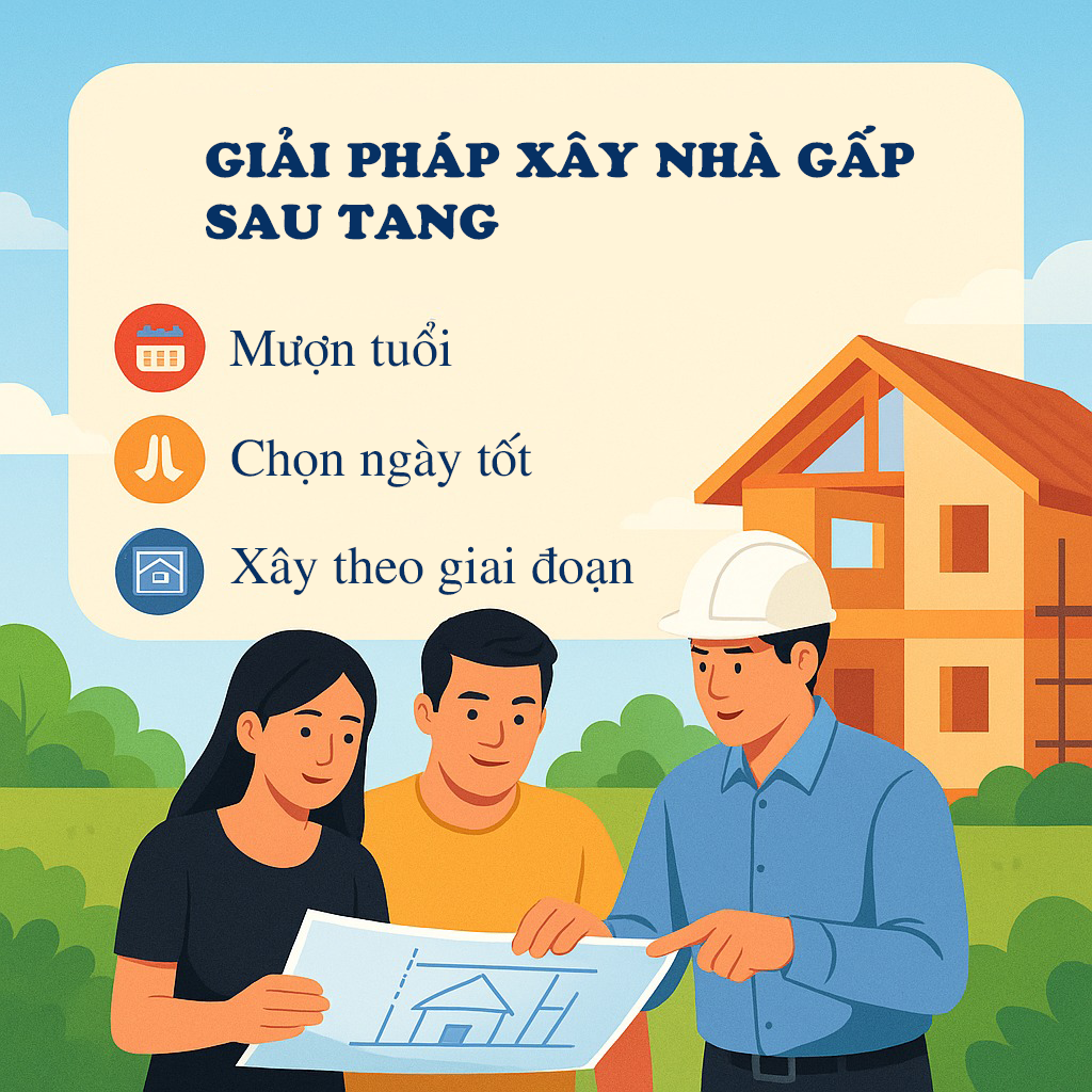 Giải pháp khi cần xây nhà gấp sau khi có tang Giải pháp khi cần xây nhà gấp sau khi có tang