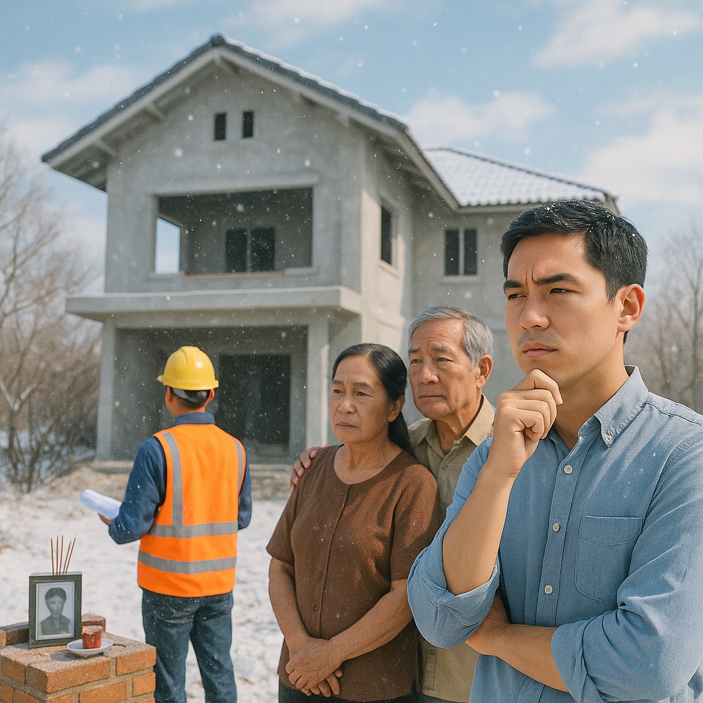Xây nhà xong trước ngày giỗ đầu Xây nhà xong trước ngày giỗ đầu