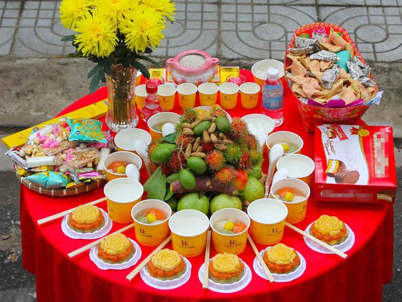 Mâm lễ cúng chuộc nhà
