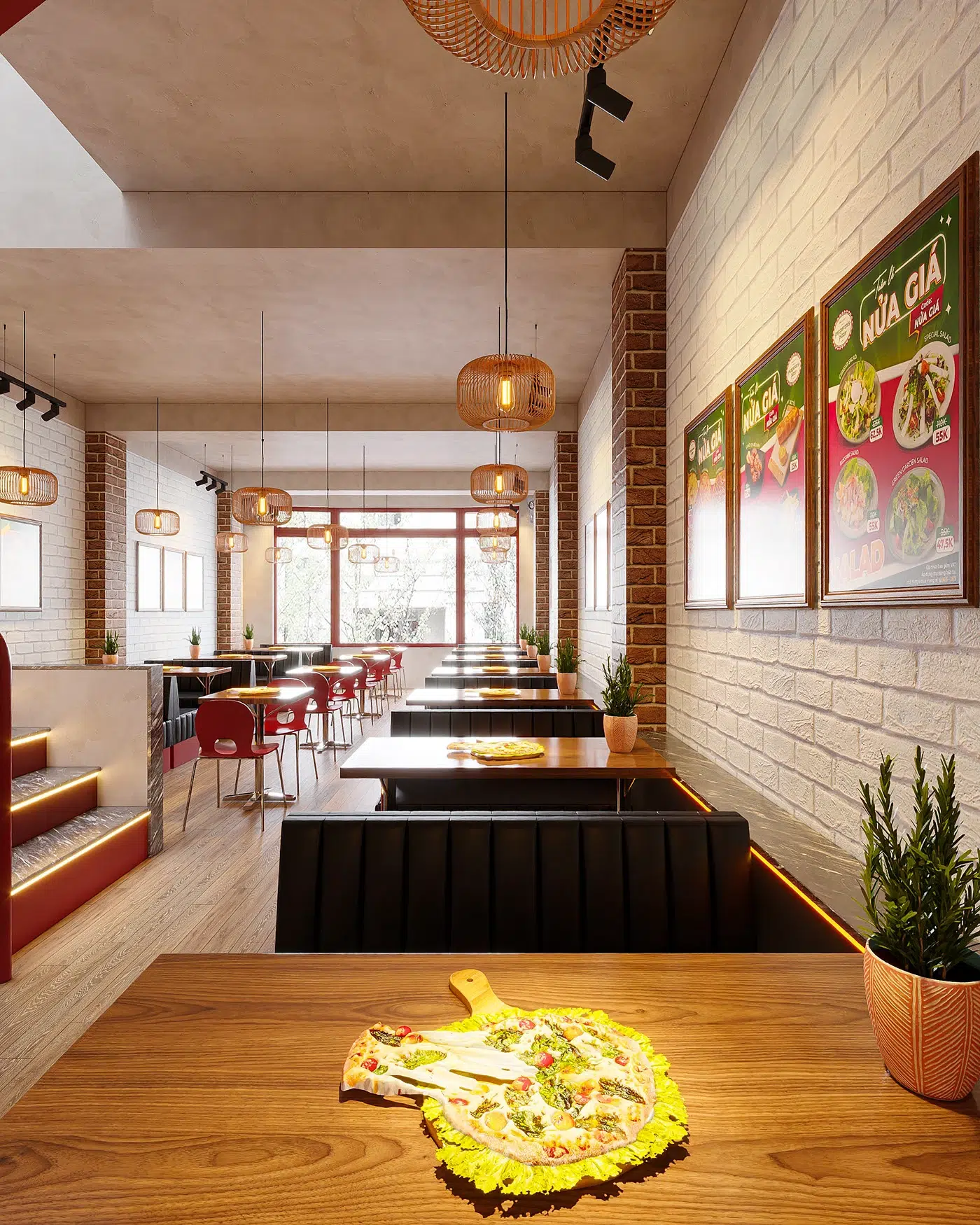 cải tạo quán pizza 8