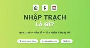 Nhập trạch là gì