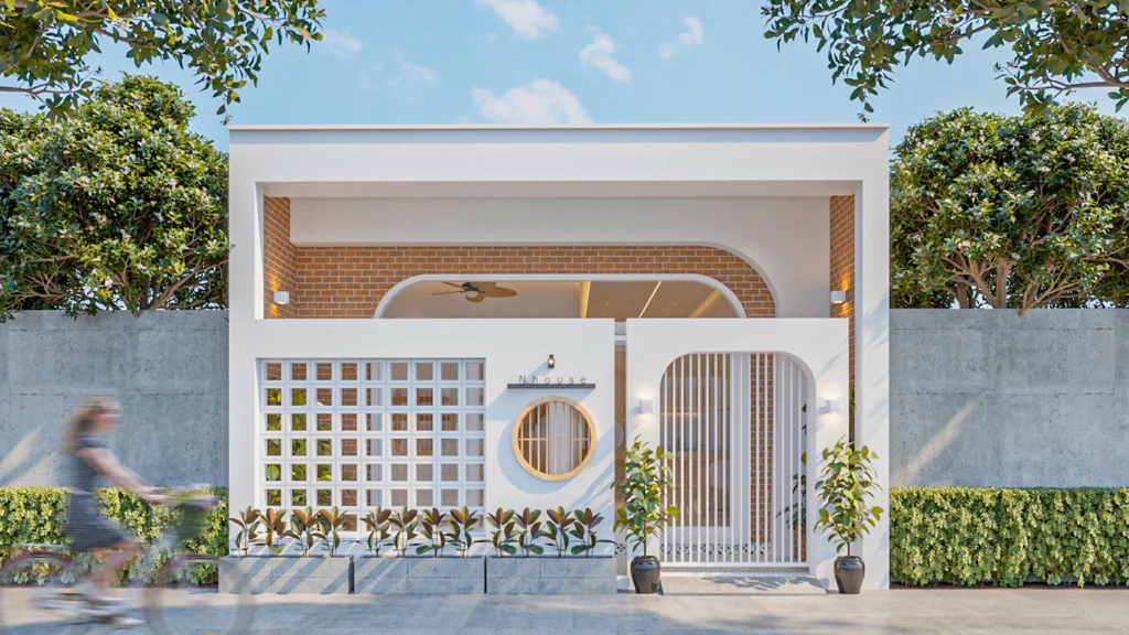 Báo Giá Thiết Kế Nhà Cấp 4 50m2 2 Phòng Ngủ