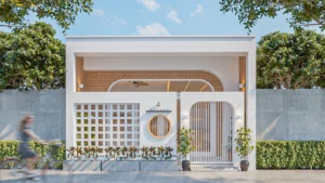 Báo Giá Thiết Kế Nhà Cấp 4 50m2 2 Phòng Ngủ