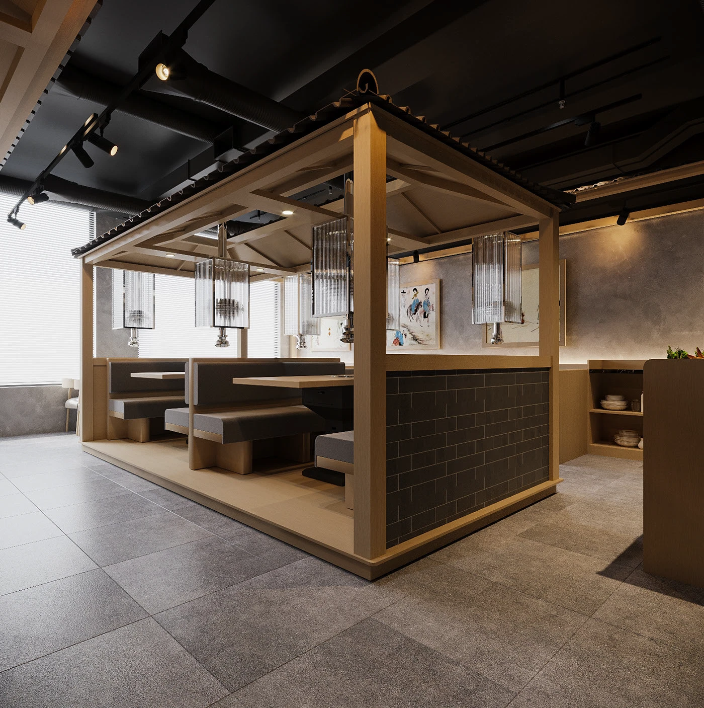 nhà hàng 100m2 chính diện