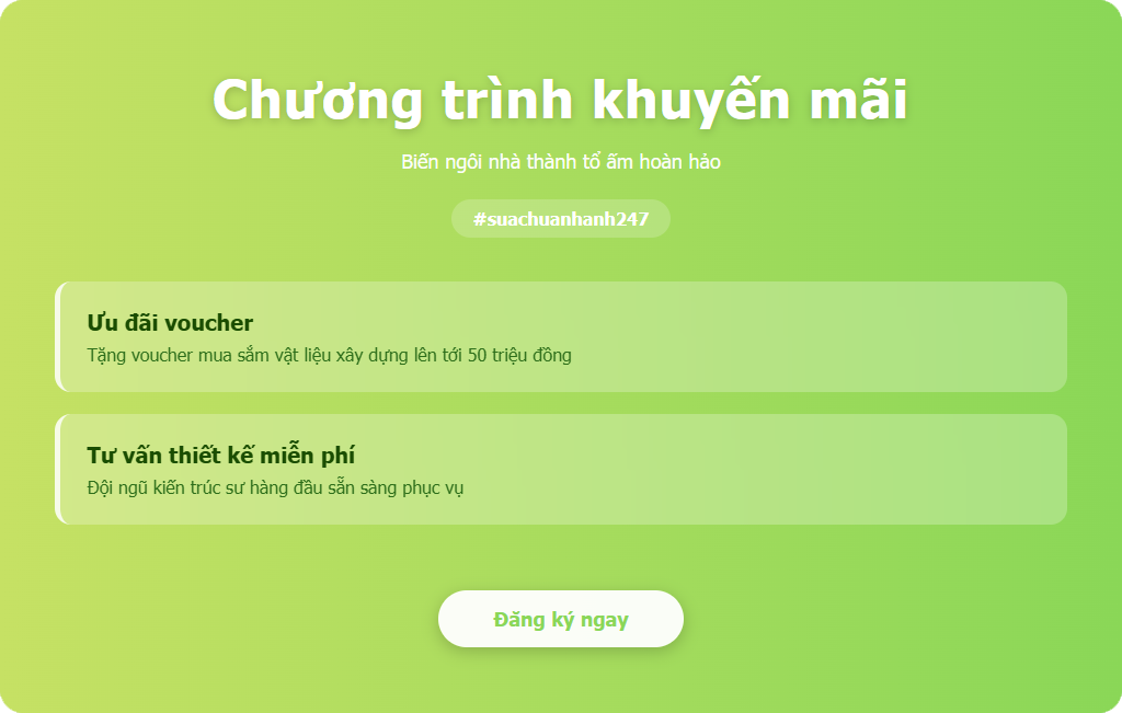 Chương trình khuyến mãi