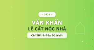 Văn Khấn Lễ Cất Nóc Nhà
