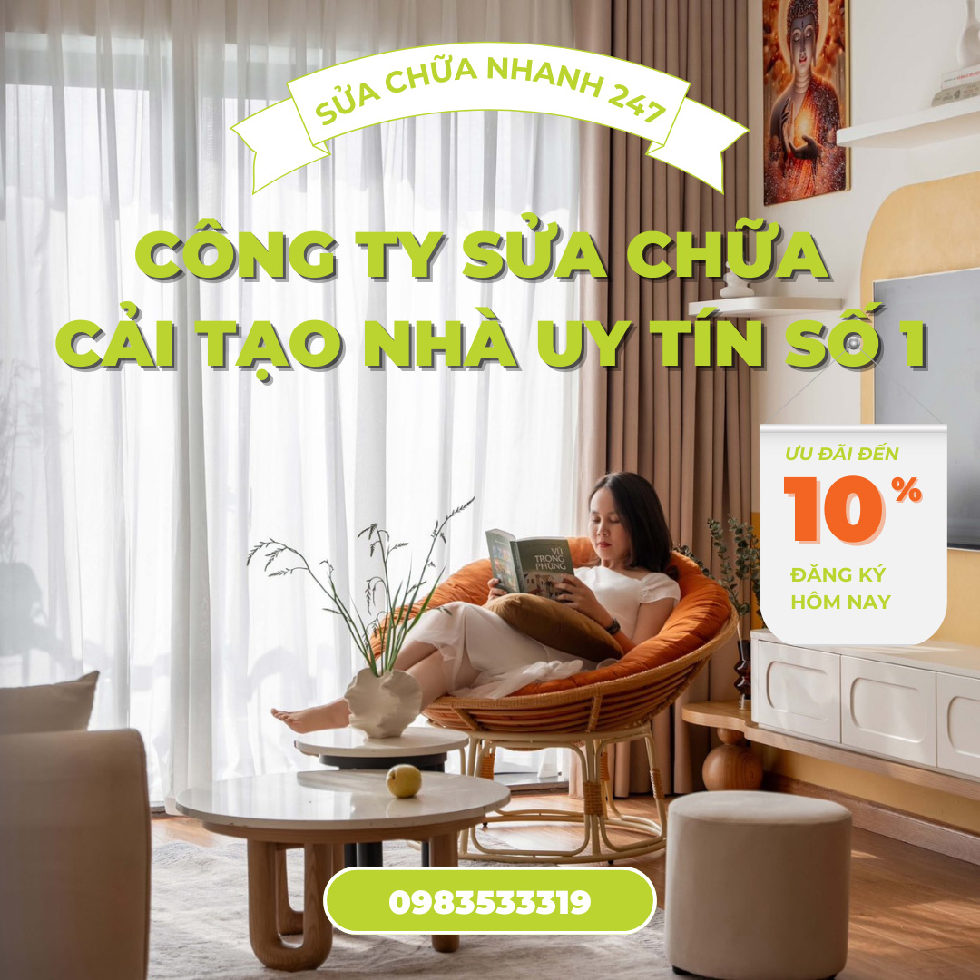 Dịch vụ sửa chữa, cải tạo nhà trọn gói