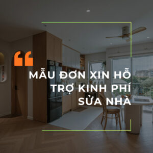 Mẫu Đơn Xin Hỗ Trợ Kinh Phí Sửa Nhà 2026
