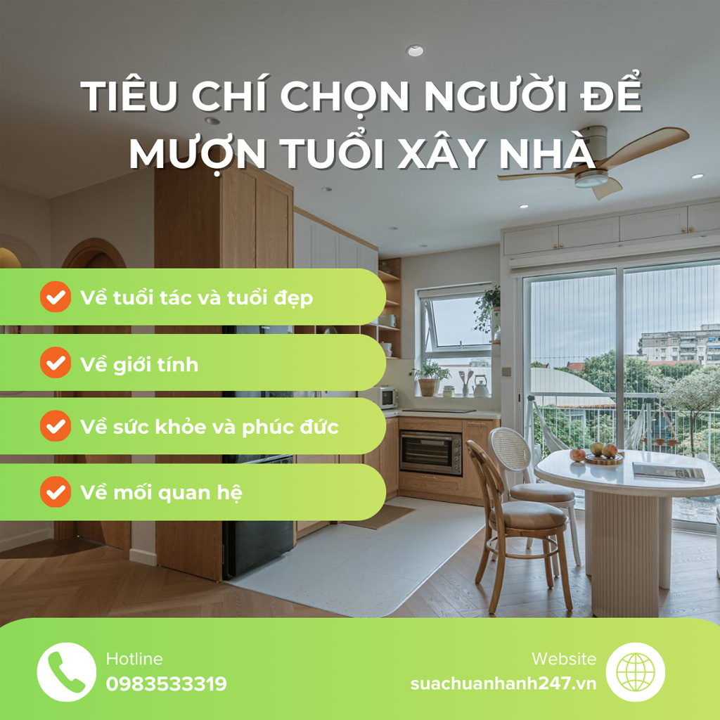Tiêu chí chọn người để mượn tuổi