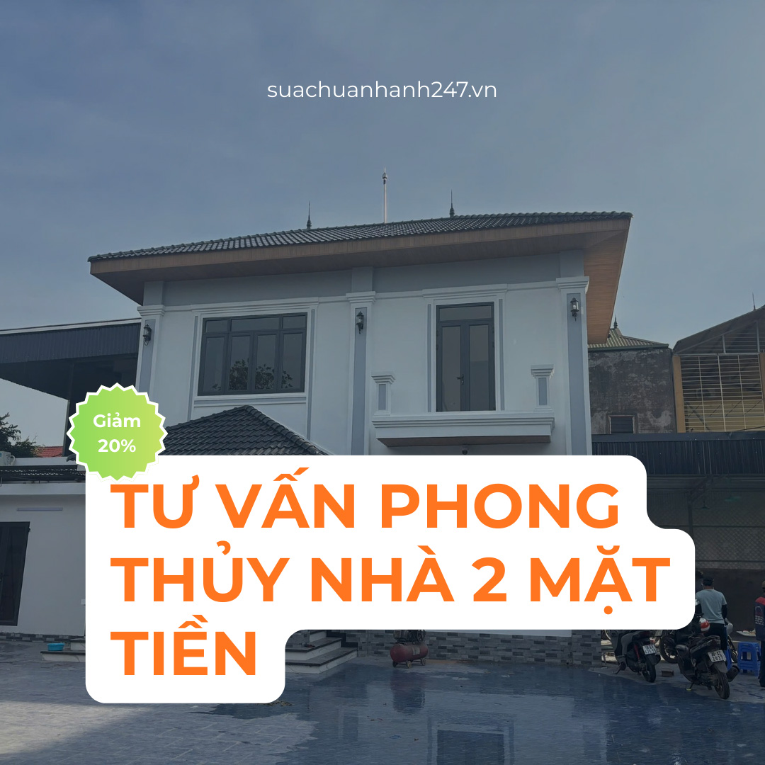 dịch vụ tư vấn phong thủy nhà hai mặt tiền
