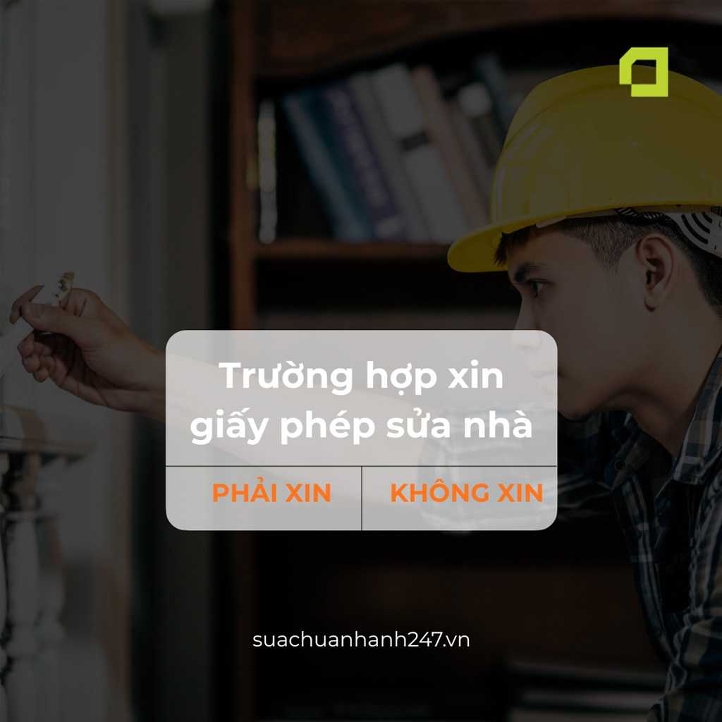 Các trường hợp PHẢI XIN giấy phép, trường hợp KHÔNG PHẢI XIN giấy phép