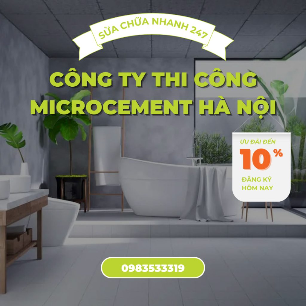 Tại sao lại chọn sử dụng dịch vụ thi công Microcement Hà Nội