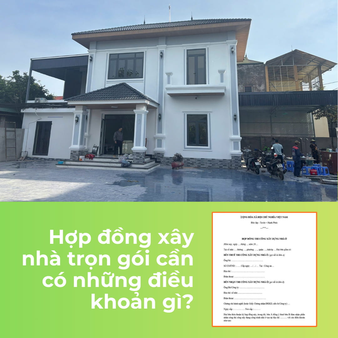Hợp đồng xây nhà trọn gói