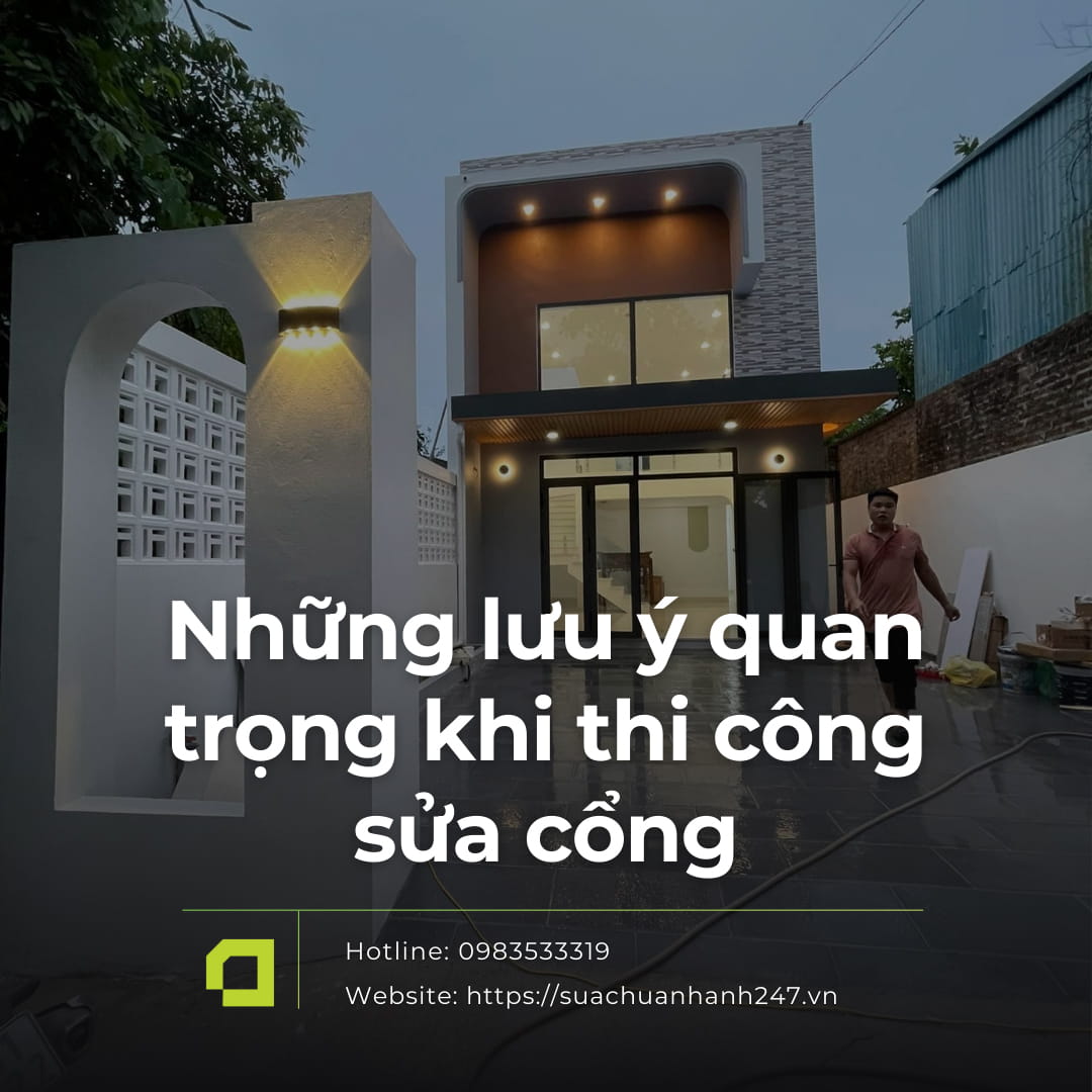 Những lưu ý quan trọng