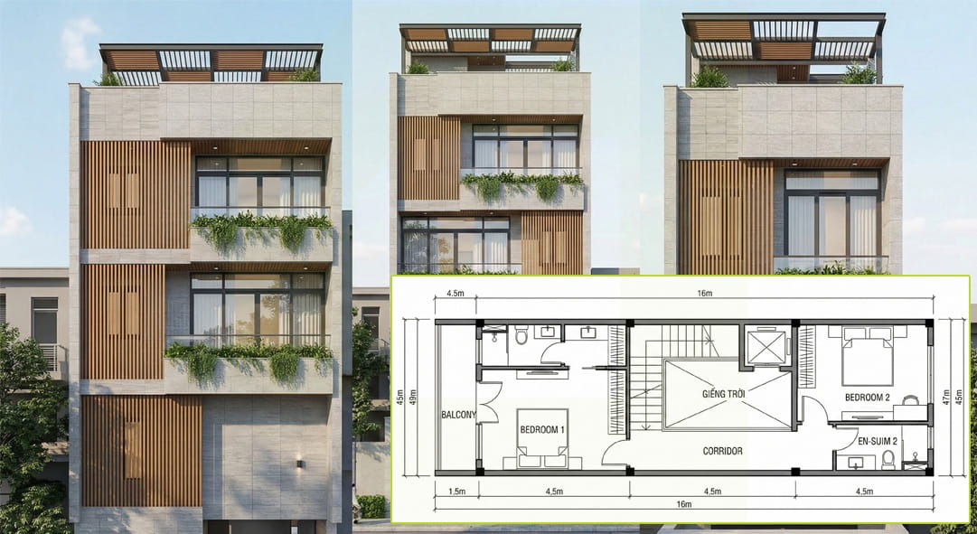 Thiết kế nhà phố